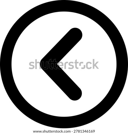 Chevron Left Circle Medium I