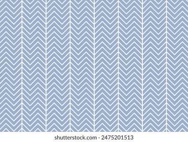 Chevron line geometric in blue soft color vector illustration for background design.