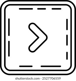 Chevron Line vector Icon Design