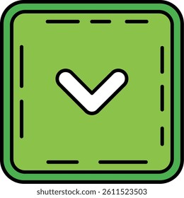 Chevron Line vector Icon Design