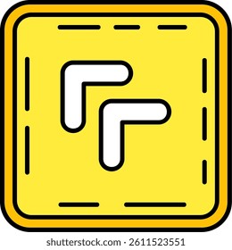 Chevron Line vector Icon Design