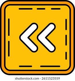 Chevron Line vector Icon Design