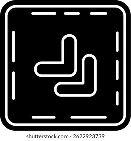 Chevron Line vector Icon Design