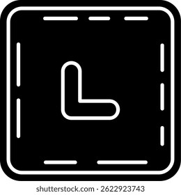 Diseño de icono de Vector de línea Chevron