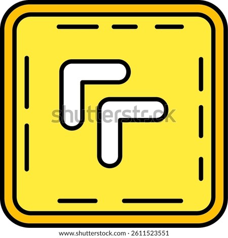 Chevron Line vector Icon Design