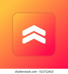 Chevron orange bright app ui/ux Icon / Logo design