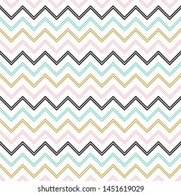 colorful chevron stripes background