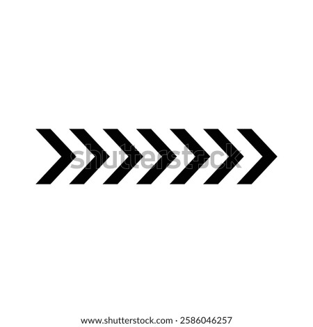 chevron pattern arrow icon vector design template