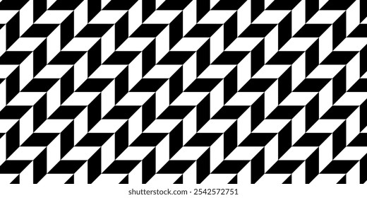 Chevron pattern background. Black and white zigzag abstract concept design for banner, decoration, idea, interior, commercial, backdrop, room, display