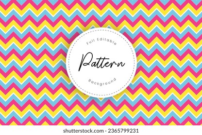 Chevron pattern background retro vintage design | Zigzag geometric vector pattern colorful  Abstract Background