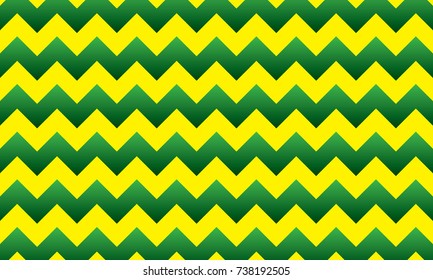Chevron pattern with Gradation color - yellow & green