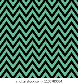Chevron pattern seamless, black and green