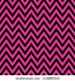 Chevron pattern seamless, black and pink background