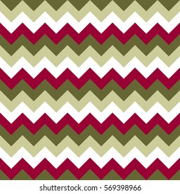 Chevron pattern seamless vector arrows geometric design colorful white army green beige purple fucshia