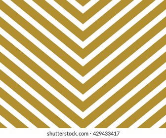 Chevron pattern wallpaper design set in gold and white. Seamless vector texture paper background.