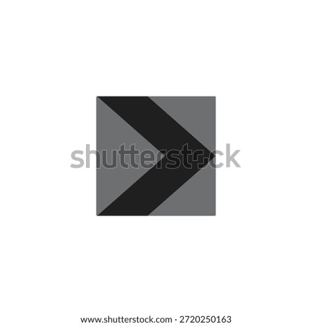 Chevron Right Arrow Icon for Road Direction