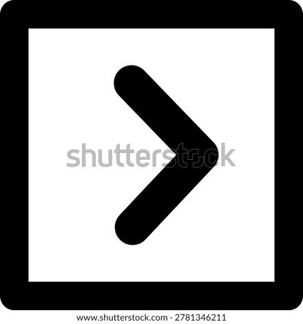 Chevron Right Square Medium I