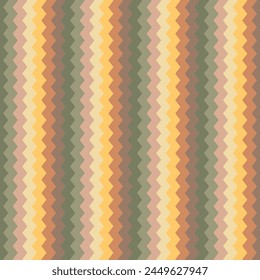 Chevron seamless colorful pattern or tile background with zig zag stripes. Thanksgiving background, desktop wallpaper or website design element.eps