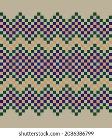 Chevron, nahtloser Musterhintergrund für Modetextilien, Strickwaren, Grafiken