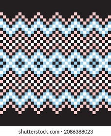 Chevron seamless pattern background for fashion textile, knitwear, graphics