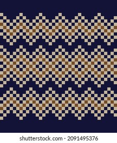 Chevron seamless pattern background for fashion textile, knitwear, graphics