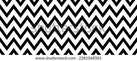 Chevron seamless pattern. Black and white herringbone background. Repeating zigzag texture with diagonal lines. Vector illustration