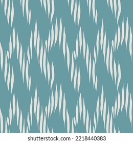 Patrón impecable de Chevron. Ornamento clásico de estilo Ikat. Fondo geométrico popular. Impresión de zigzag con textura de líneas discontinuas. Ilustración abstracta vectorial.
