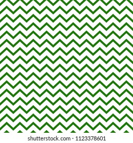 Chevron Seamless Pattern - Graphic green and white chevron or zig zag pattern
