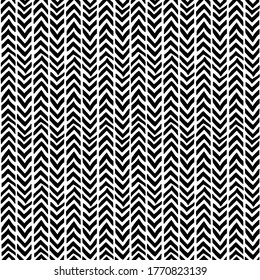 Chevron seamless pattern. Hand-drawn zig zag in black on a mural background. Weaving pattern. Vector illustration for paper, textile and style teenager, teens and children.