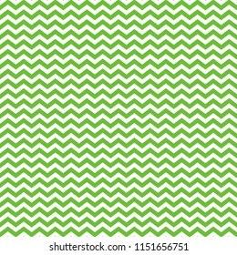 Chevron Seamless Pattern - Small lime green and white chevron or zig zag pattern