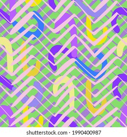 Chevron seamless pattern. Sophisticated geometric background with artistic zigzag lines texture. Graphic ornament.