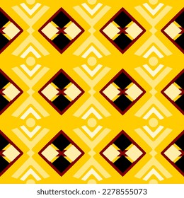 Chevron Seamless Pattern with Tribal Shape. Designed in Ikat, Aztec, Folk, Motif, Luxury Arabic Style. Ideal for Fabric Garment, Ceramics, Wallpaper. Vector Illustration