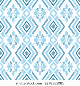 Chevron Seamless Pattern with Tribal Shape. Designed in Ikat, Aztec, Folk, Motif, Luxury Arabic Style. Ideal for Fabric Garment, Ceramics, Wallpaper. Vector Illustration