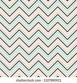 Chevron Seamless pattern. Vector Abstract Zigzag background