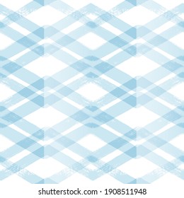 Chevron seamless vector pattern. Watercolor stripe kids background, Abstract zigzag blue print, Graphic modern striped texture, pastel lines backdrop.