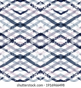 Patrón vectorial sin costuras de Chevron. Fondo de bebé de banda acuática, Impresión azul de zigzag abstracta, textura de rayas gráficas modernas, fondo de líneas pastel.