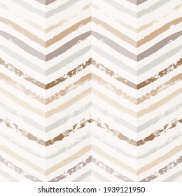 Chevron seamless vector pattern. Watercolor stripes background, Abstract zigzag brush print, Graphic modern striped texture, pastel lines backdrop.