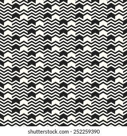 Chevron and spot. Seamless pattern. Vector.