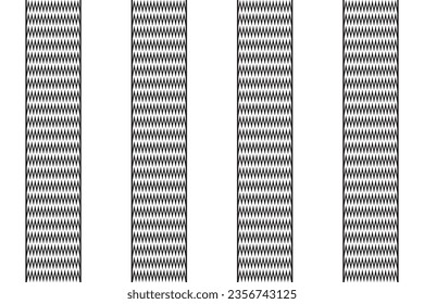 Chevron style pattern vector. Design sloping lines black on white background. Design print for illustration, textile, texture, wallpaper, background. Set 14
