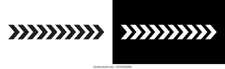 Chevron symbols arrow icons vector illustration.