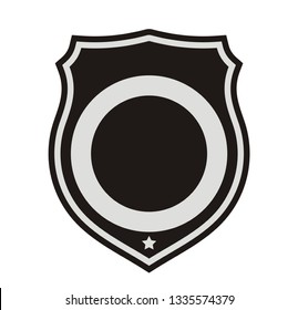 chevron template, emblem vector image