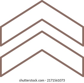 Up Chevron vector icon. Can be used for printing, mobile and web applications.