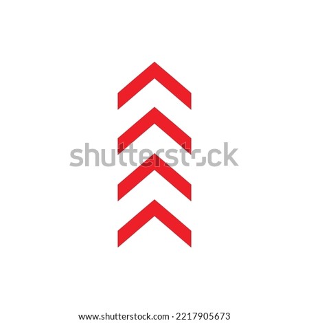 chevron vector icon on white background. flat style. chevron sign