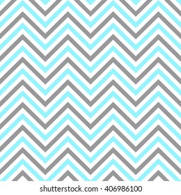 chevron white gray blue seamless pattern vector.