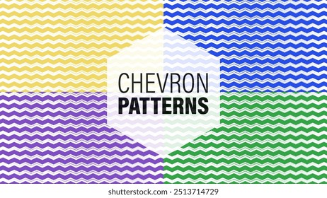 Fondo en zigzag de Chevron. Estilo clásico.	