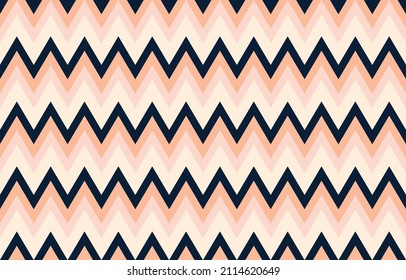 chevron zigzag pattern.  lines on Pink background. zigzag white, Pink and black lines for print. Design for carpet, wallpaper, clothing, wrapping, fabric, cover, textile