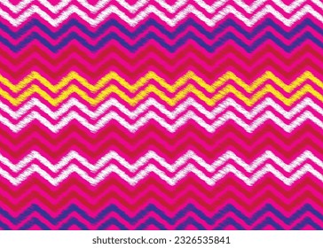 chevron zigzag seamless pattern retro design element background vector illustration