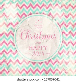 Chevrons Christmas pattern