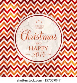 Chevrons Christmas pattern