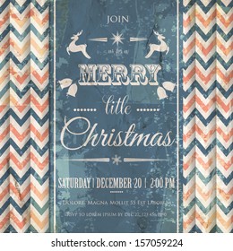 Chevrons Christmas pattern
